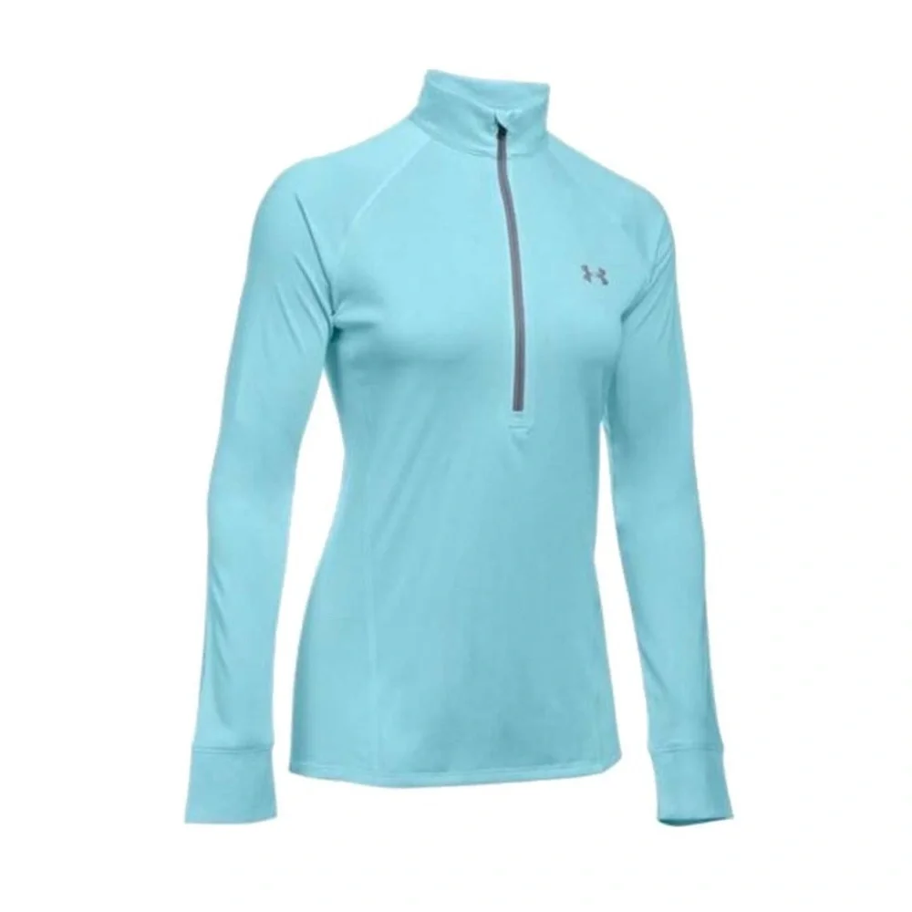 🆕 UNDER ARMOUR Women’s Blue Quarter Zip Size S